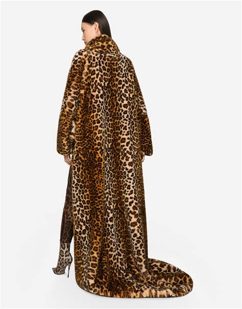 Dolce Gabbana Long Fur Coat 